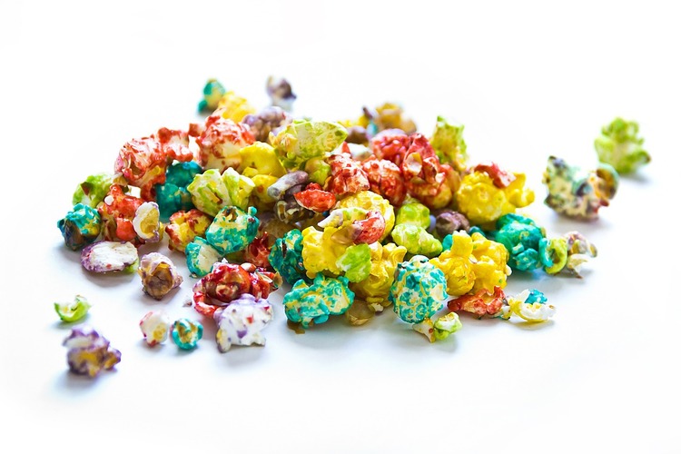 Rainbow Popcorn - Popcorn Recipe