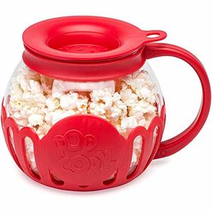 Ecolution Micro-Pop Microwave Popcorn Popper With Temperature Safe Glass